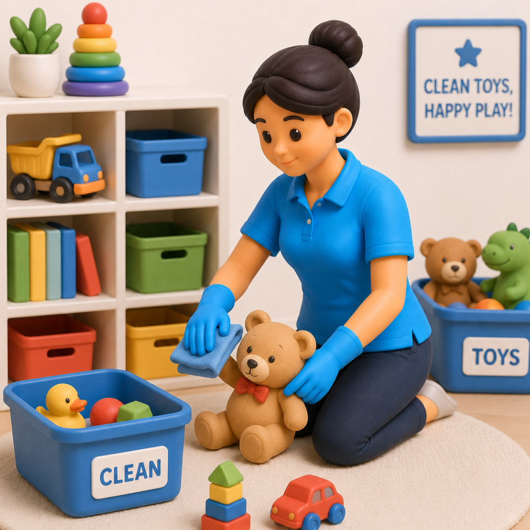 Toy Cleaning and Organization